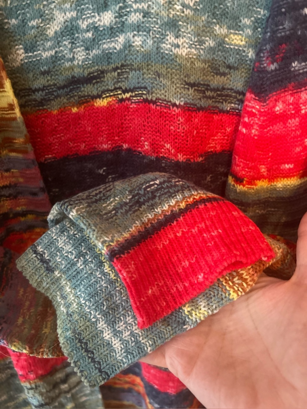 Long colourful cardigan - Picture 8 of 10